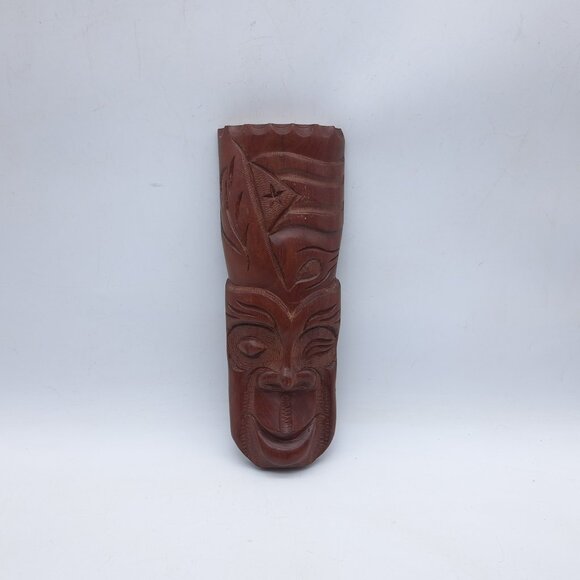 Hardwood Tribal Wall Mask - Picture 1 of 11